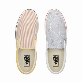 Damske Slip On Tenisky Vans Mismatch Classic Pruhované VA91GPBEX